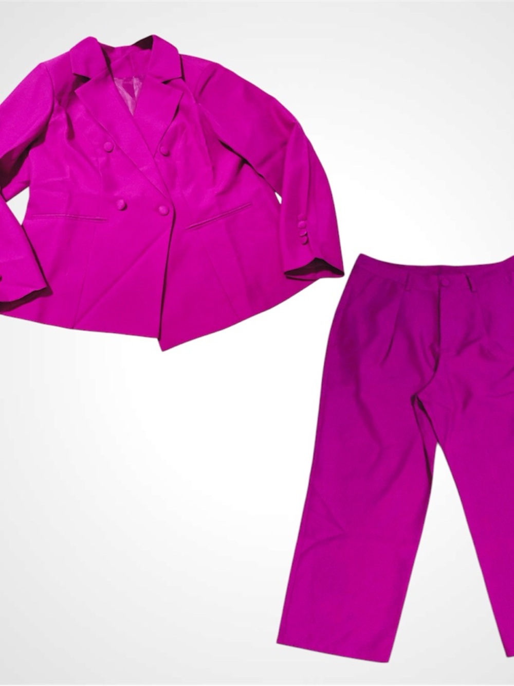 NWOT - Blazer & Long Pants Purple Suit Set